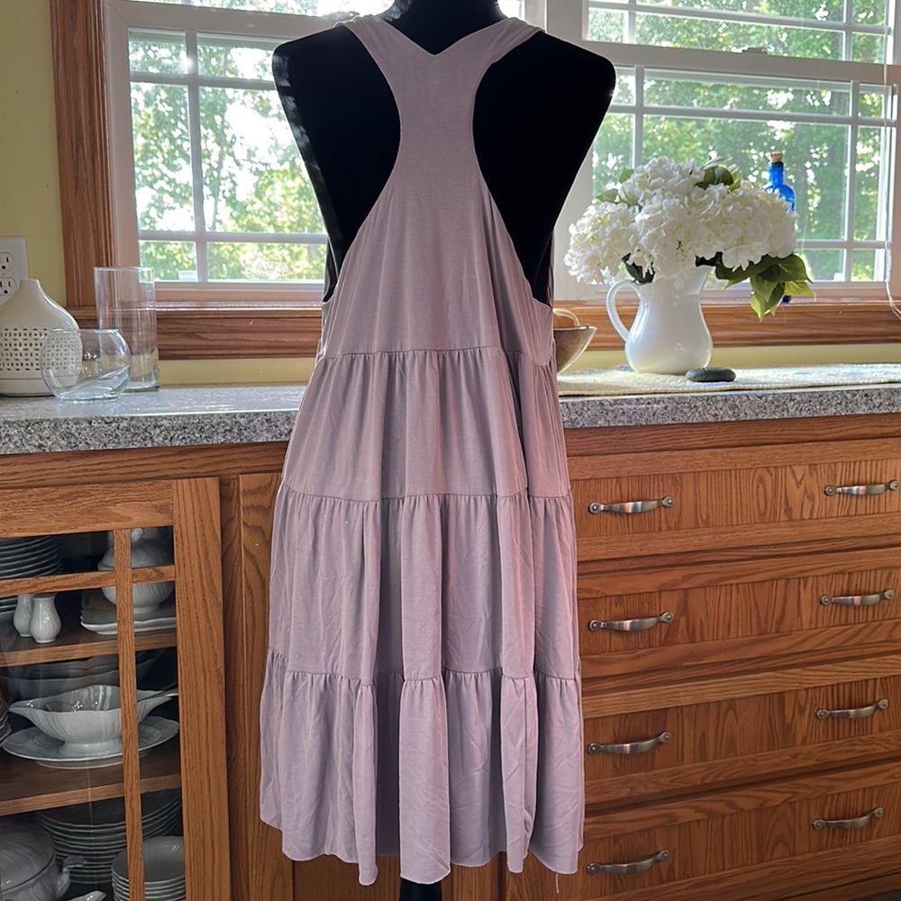 Lavendar Tiered Dress - Picture 5 of 6
